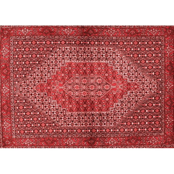 Ahgly Company Indoor Rectangle Persian Red Traditional Area Rugs, 5' x 8'