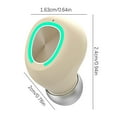 thumbnail image 4 of lulshou Mini Wireless Bluetooth Headset Universal Sport Single Ear Bluetooth Earbuds, 4 of 6