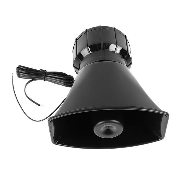 Altavoz de Micrófono de Micrófono, Alta Resistencia Mejora de Seguridad 12V Conveniente Uso de El Altavoz de Bocina de Sirena para El Vehículo para El Vehículo
