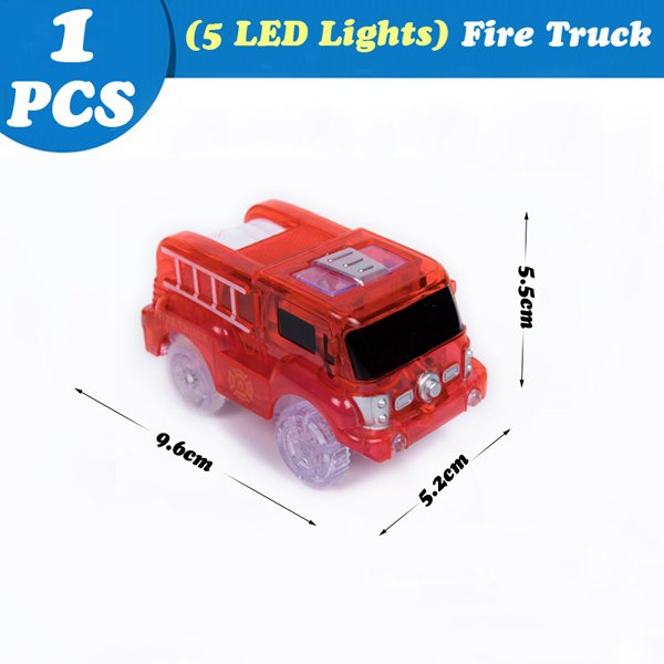 Magical Tracks Luminous Racing Track Car With Colored Lights DIY Plastic Glowing In The Dark Creative Toys For Kids DMH