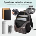 thumbnail image 5 of Aplkyhs School Backpack for Students American Flag Excavator 6-18 Large Capacity Ergonomic Padded Shoulder Straps Water Resistant Bookbag for Elementary Middle High School Boys Girls, 5 of 7