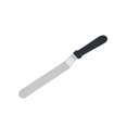 thumbnail image 1 of Espátulas dobladas para hornear – Espátula para glaseado de acero inoxidable, espátula para repostería, pala para cocina, lisa, negra (curvada de 8 pulgadas)   JM, 1 of 5