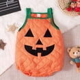 thumbnail image 2 of LILIYA Boys and Girls Halloween Sleeveless Pumpkin Romper Jumpsuit Overalls Cute Strap Clothes Soft Comfortable for Children Party 18-24 Months, 2 of 8