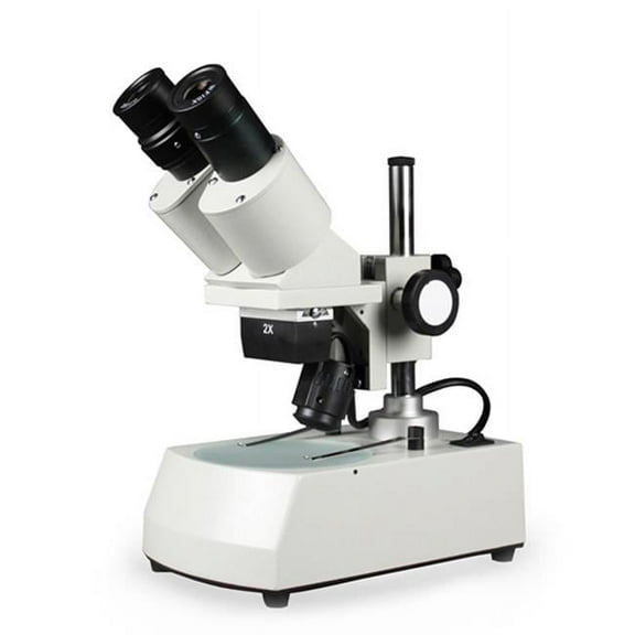 Vision Scientific VMS0001-LD-2-ES2 20X to 40X Binocular LED Stereo Microscope with 2X Objective