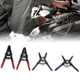 thumbnail image 2 of Powkky 4pcs Mini Snap Ring Plier Set Universal Metal Spring Loaded Durable for Internal External Circlip, 2 of 10