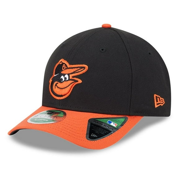 Men's New Era Black Baltimore Orioles Player Replica 9FORTY Adjustable Hat