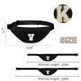 thumbnail image 3 of Bolsa Riñonera Cruzada MAXTOP Personalizada Negra con Letra Y, 3 of 7