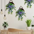 thumbnail image 5 of Clearance Under $10 Artificial flowers, Artificial Morning Glory Flowers For Spring Outdoor Hanging Decoration Wall Wisteria Hanging Basket Plants For Wedding Corridor Yard Gardens Patios Balcon, 5 of 9