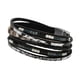 thumbnail image 2 of Pulsera de envoltura de cuero PU para mujeres Bohemio joyas decorativas decorativas regalo pulsera de capas múltiples pulsera de capas múltiples Negro, 2 of 8