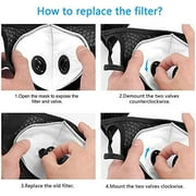 Mesh Face Mask with Activated Carbon Filters - Quick Shipping from USA