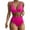 Hot Pink, variant on Tbopshirt Bikinis for Women,Womens Bathing Suits,Fashion Women's Sleeveless Solid Bikini Set Swimsuit Push-up Padded Swimwear Swimsuit Beachwear,Womens Swimsuits