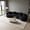 Black, variant on Curved Sectional Sofa with 4 Throw Pillows, Modern Luxury Chenille 4-Seater Cloud Couch with Deep Seat for Living Room, No Assembly Needed