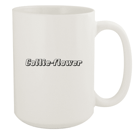 

Collie-Flower - 15oz Ceramic White Coffee Mug