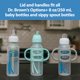 thumbnail image 5 of Biberón con popote Dr. Brown's Milestones 250 mL azul/gris 6m+, 5 of 9