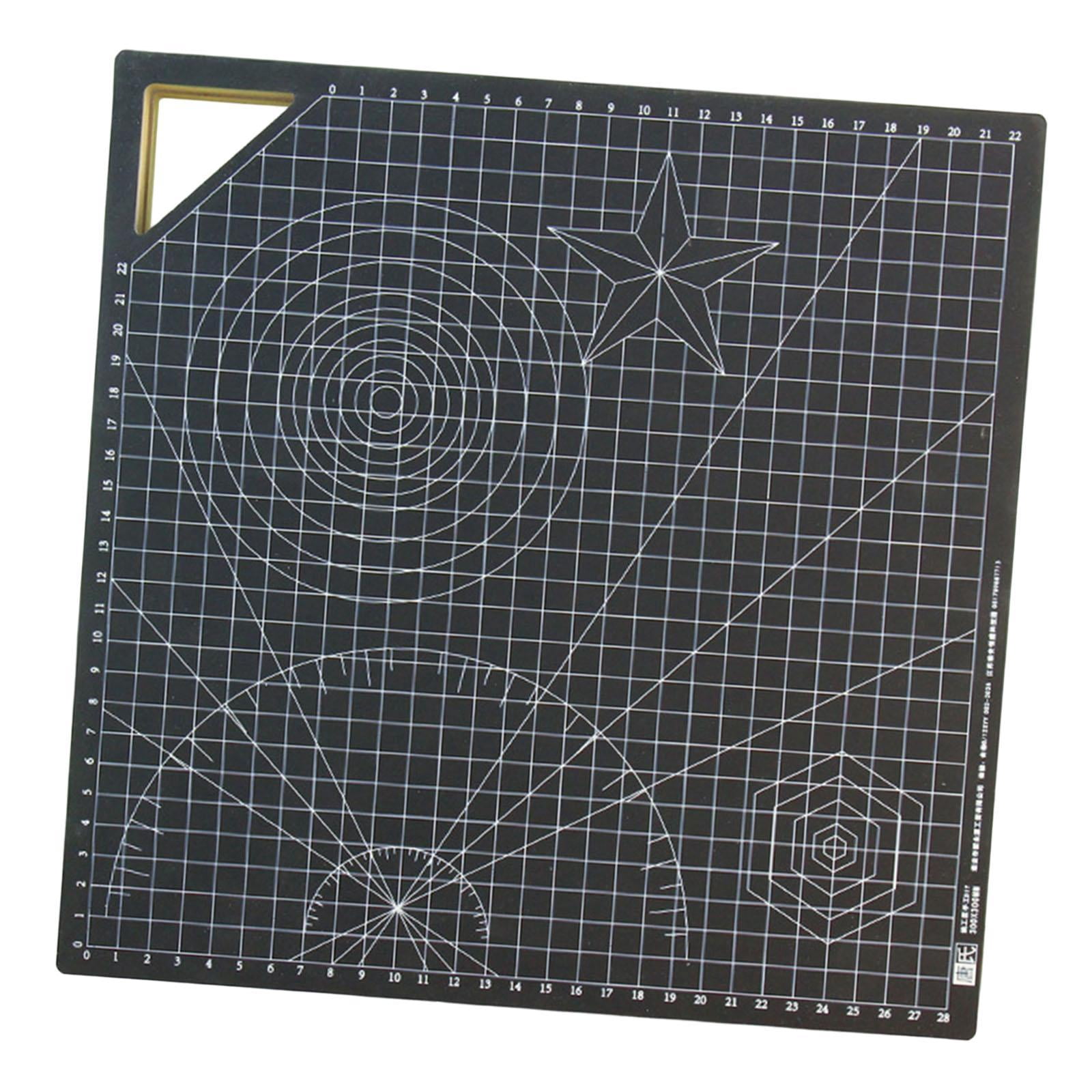 GUOOL Cutting Mat Double Sided Non Slip Square Rotary Board Crafted From Thickened Wood Material for Sewing Scrapbooking Projects Suitable for DIY Crafts Ho 30 cm