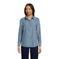 thumbnail image 3 of Lands' End Women's Wrinkle Free No Iron Button Front Shirt, 3 of 3