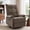 Brown, variant on GEEYOO 360°Swivel Rocker Recliner Chair for Adults with Side Pockets,Small Recliner Chair for Small Spaces,Modern Swivel Glider Recliner for Living Room,Linen,Black