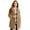 Soft Camel, variant on Women's Plus Size Mid Length Teddy Faux Fur Coat