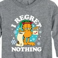 thumbnail image 3 of Garfield - I Regret Nothing  - Toddler And Youth Long Sleeve Graphic T-Shirt, 3 of 5