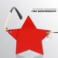 thumbnail image 3 of EeaseMX 1 par de gafas de fiesta de moda irregulares con forma de estrella, 3 of 7