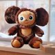 thumbnail image 5 of Cheburashka Él Juguete de animales de 20cm/30cm, juguete ruso marrón, juguetes de peluche para niños y niñas, 5 of 7