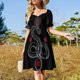 thumbnail image 4 of Vestido de manga corta con purpurina para mujer 2025 vestido de verano para mujer 2025 verano vestidos de verano para mujer 2025, 4 of 7