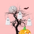 thumbnail image 7 of sunsanly 1/2/4Pcs Halloween Hanging Ghost Ornaments Plastic Mini Ghost Figurine Halloween Home Party Decoration for Small Tree, 7 of 7