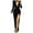 Black, variant on Ketyyh-chn99 Wedding Guest Dress Cocktail Dress Floral Midi Dress Ladies' Vintage Elegant Evening Dress Cocktail Dress Red,L