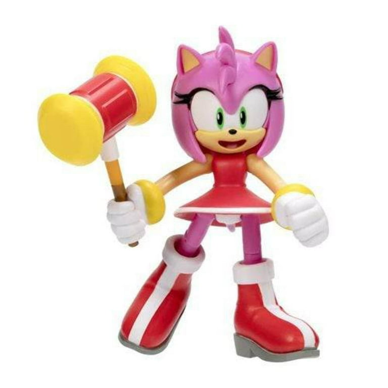 Jakks Pacific Sonic The Hedgehog Modern Sonic with Red Chaos Emerald Action Figure
