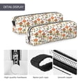 thumbnail image 4 of Pofeuu Mushrooms Print Leather Pencil Case, Leather Pencil Pouch Large Capacity, Big Pencil Pouch with Zipper Vintage Pen Bag Fountain Pen Holder, 4 of 7