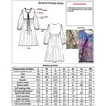 thumbnail image 7 of Gypsie Blu Women's Plus Size Dresses Floral Summer Long Sleeves Casual Dress Printed Knee Length Dress for Ladies and Girls, 7 of 7