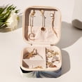 thumbnail image 6 of Unicorn Travel Portable Square Jewelry Box with Necklace Organizer, Earring Organizer, and Display Case - Ideal for Rings, Earrings, Necklaces, Bracelets, and More - Suitable for Girls and Women, 6 of 6