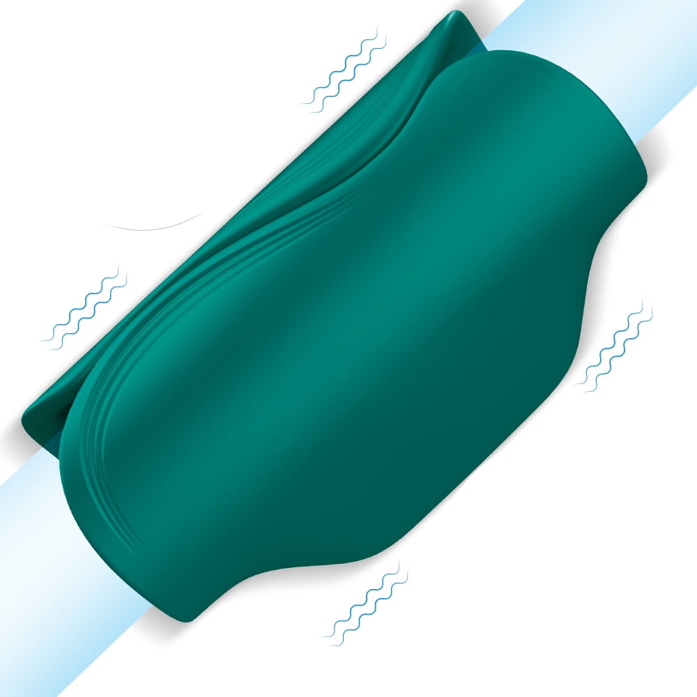 DARZU Vibrating Male Masturbator with Adjustable Wings, Hands-Free Penis Vibrator with 9