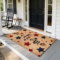 thumbnail image 6 of SLYNSHome 4th of July Welcome Door Mat 20x31 inch Independence Day Doormat Indoor Outdoor Entrance Floor Mat Non Slip Patriotic Memorial Day Home Decor, 6 of 7