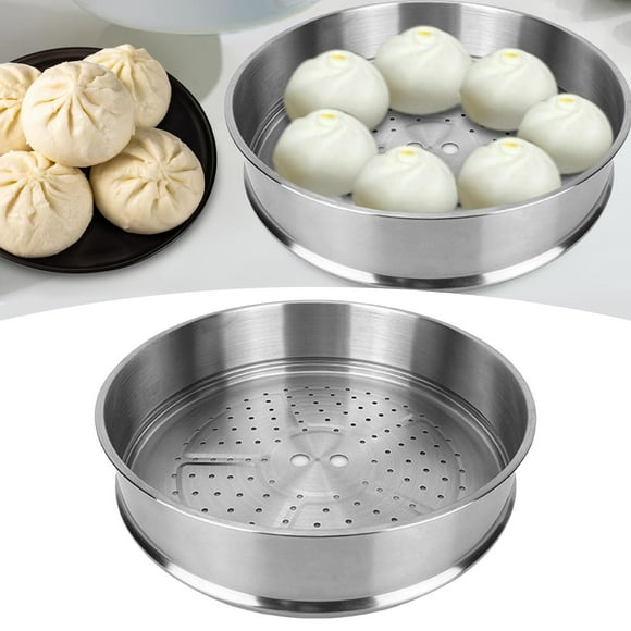 Stainless Steel Steamer Basket Easy to Clean Dumplings Bun Steamer Steaming Tray 28cm