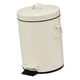 thumbnail image 5 of Papelera con pedal, elegante cesto de basura Beige, 5 of 9
