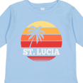 thumbnail image 4 of Inktastic St Lucia Vacation Travel Cruise Boys or Girls Long Sleeve Toddler T-Shirt, 4 of 5