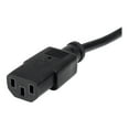 thumbnail image 4 of StarTech.com 3ft (1m) Computer Power Cord, NEMA 5-15P to C13 Power Cord, 10A 125V, 18AWG, Black Replacement AC Power Cord, Monitor Power Cable, NEMA 5-15P to IEC 60320 C13 TV Power Cord - PC Power Supply Cable - Power cable - NEMA 5-15 (M) to IEC 60320 C13 - AC 125 V - 10 A - 3 ft - black - for P/N: KITBXAVHDPNA, KITBXDOCKPNA, KITBZPOWNA, MOD4POWERNA, RKPW081915, RKPW161915, 4 of 4