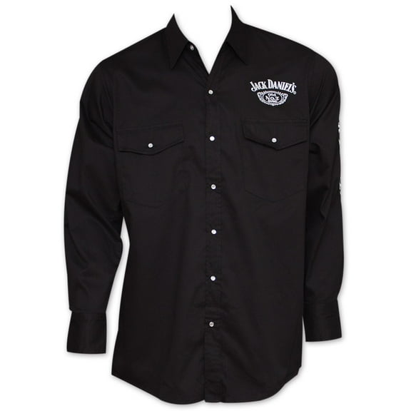 Jack Daniels 22806-XX-Large Long Sleeve Button Up Shirt - 2XL