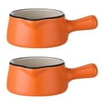 thumbnail image 1 of Orange Ecofriendly Synthetic Sauce Dishes for Kitchen with Stable Bottom and Smooth Surface 2 pcs, 1 of 9