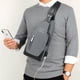 thumbnail image 5 of Bolso de pecho para hombre, nuevo estilo de moda, estilo coreano, informal, deportivo, impermeable, Oxford, bandolera de pecho para hombre, bolso de mensajero de hombro, 5 of 5