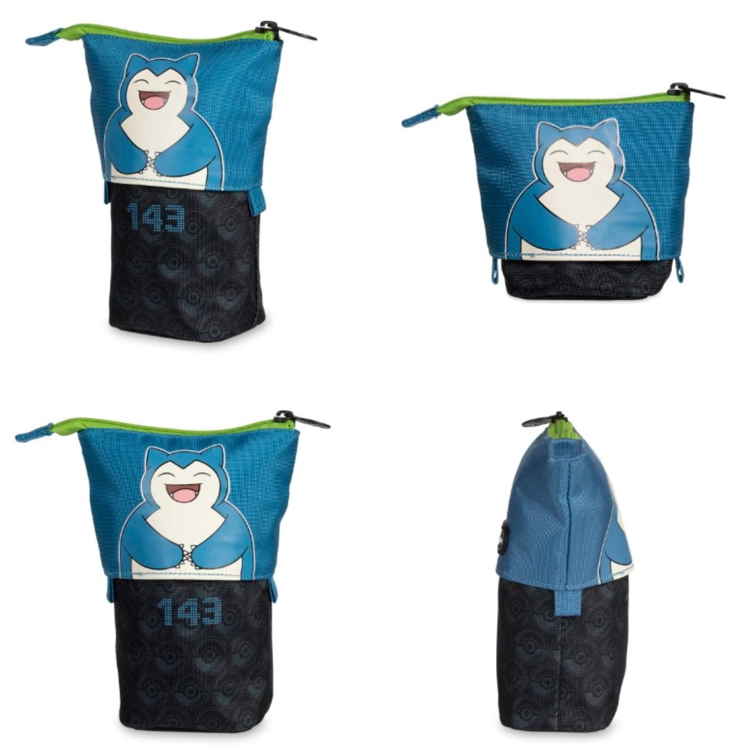 Pokemon Snorlax 143 Stand-Up Pencil Case with Zipper – Official Pokémon Center Design