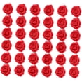 thumbnail image 4 of OFFIGAM Red Pe Lifelike Fake Rose Flowers for DIY Use and Decor 100Pcs, 4 of 8