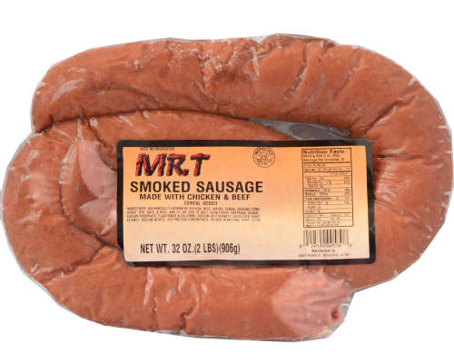 Mr T Mild Smoked Chicken Beef Sausage 32 Oz Walmart Com