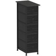 Narrow Dresser Vertical Slim Dresser Chest of Drawers Skinny Storage ...