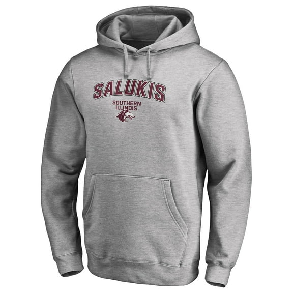 Men's Ash Southern Illinois Salukis Proud Mascot Pullover Hoodie