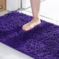 thumbnail image 5 of 1Pc Bathroom Mat Blue Purple Bathroom Carpet Absorbent Bathroom Mat Soft and Comfortable Furry Durable Thickened Bathroom Carpet Machine Washable Reusable Carpet, 5 of 9