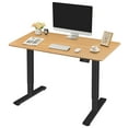 thumbnail image 1 of Homall 40" × 24" Electric Height Adjustable Standing Desk Home Office Computer Desk Memory Preset with T-Shaped Metal Bracket,Black&Wood, 1 of 6