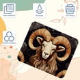 thumbnail image 3 of Aries Constellation Gaming Mouse Pad, Desk Mat, 8.3x9.8 Inch, Non-Slip Rubber Bottom, Printed, Suitable for Office and Gaming, 3 of 6