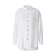 thumbnail image 5 of VISgogo, pantalones cortos para mujer, traje de ocio, estampado a la moda/color sólido, manga larga, camisa de un solo pecho, pantalones cortos con cintura elástica VISgogo moda, 5 of 9